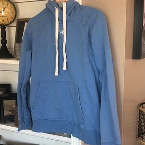 Under Armour Women's Blue Hoodie with White Accents